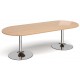 Trumpet Radial End Boardroom Table